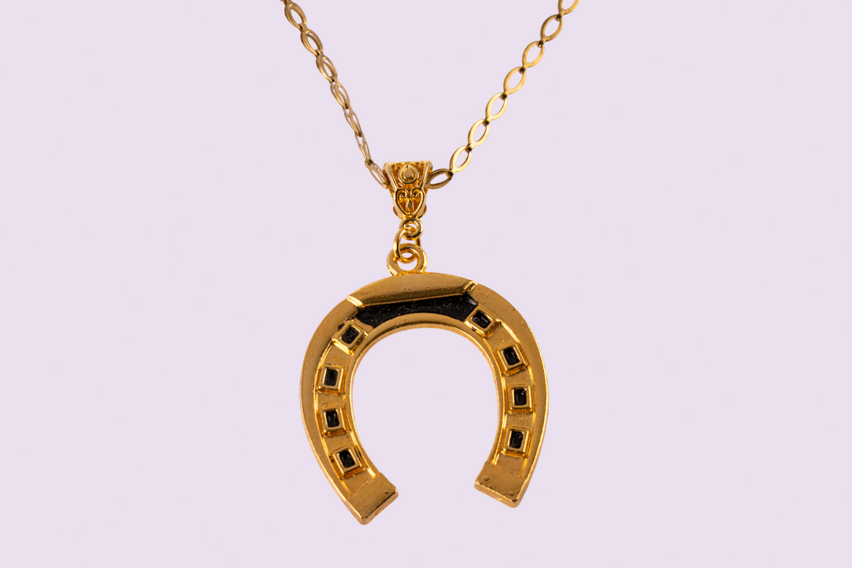 her halo necklace